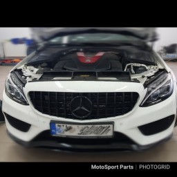 Grille Sport Mercedes W205 C 2014+ C63 AMG GT PANAMERICANA LOOK 360° BLACK