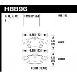 Ford Focus RS ST MK3 Klocki...