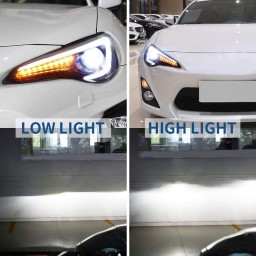 VLAND LED DRL do GT86 FT86 BRZ FRS ZN6 2012-2019 przednie światło, ze wskaźnikiem sekwencyjnym