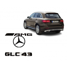 Mercedes Emblematy GLC 43 x253 SUV Czarny błysk