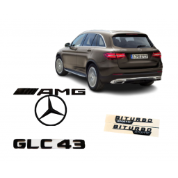 Mercedes Emblematy GLC 43 x253 SUV Czarny błysk v2