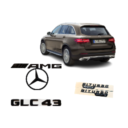 Mercedes Emblematy GLC 43 x253 SUV Czarny błysk v2