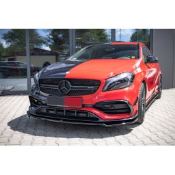 SPLITTER PRZEDNI V.2 MERCEDES-BENZ A45 AERO W176 FACELIFT