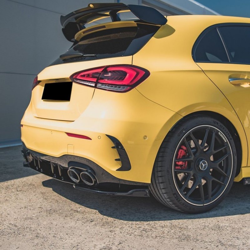 Mercedes A35 A45 AMG Style – A Class W177 Carbon Fibre Rear Roof Spoiler Lip (2018+)