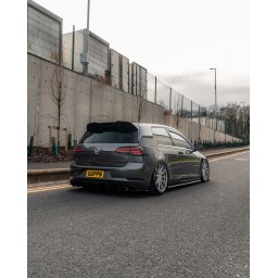 VW GOLF, GOLF GTI I GOLF R MK7 / MK7.5 EVO-1 SPOILER TYLNY W KOLORZE CZARNYM BŁYSZCZĄCYM FIRMY ZAERO (2013-2020)