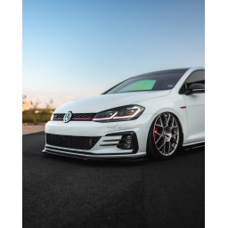 SPLITTER PRZEDNI VW GOLF GTI GTD MK7.5 EVO-1 GLOSS BLACK FIRMY ZAERO (2017-2020)