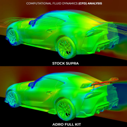 TYLNY SPOJLER SWAN NECK AT-R Z WŁÓKNA WĘGLOWEGO PRE-PREG DO TOYOTA GR SUPRA A90 MK5, AUTORSTWA ADRO (2019+)