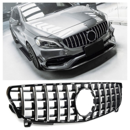 Grille Panamericana Mercedes W176 A-CLASS 2012+ AMG LOOK CHROM