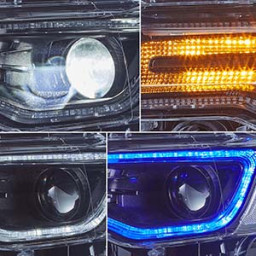 VLAND Reflektory z 2014-2022 J-EE-P1 Grand Cherokee, WK2, BLU DRL