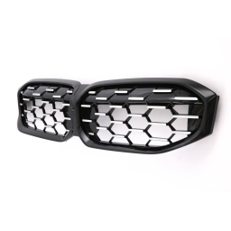 Atrapa chłodnicy do BMW 3 Series G20 G21 LCI podwójna listwa chrom + czarny