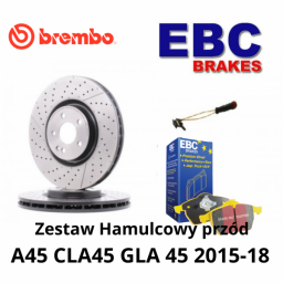 Komplet przód Brembo + EBC Yellowstuff AMG 45 Zestaw A45 CLA45 GLA45